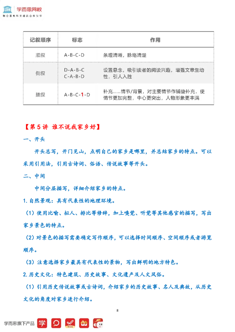 《56f38dde6e3236466134d22a182d7e5a-fab25147fe29_小学学而思全套_六年级全套_六年级2020年暑-2021年春直播课程_2021年春季课程六年级_2021年春六年级大语文直播班达吾力江15讲完结_资料》第8页预览