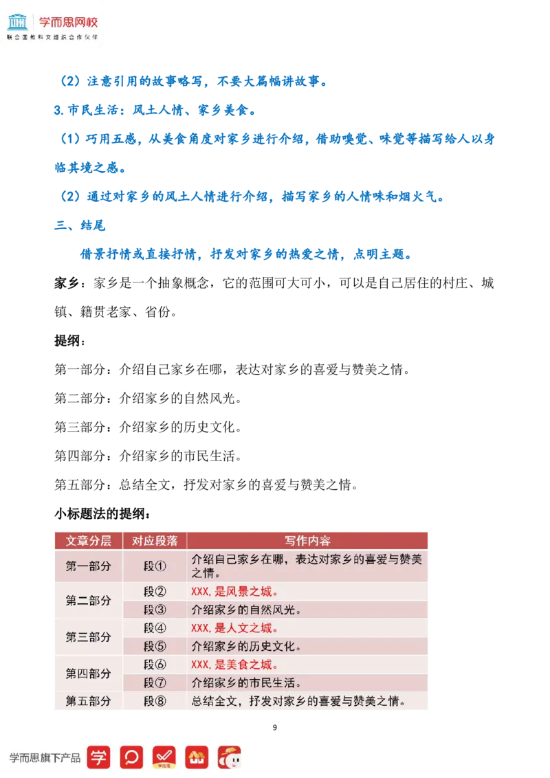 《56f38dde6e3236466134d22a182d7e5a-fab25147fe29_小学学而思全套_六年级全套_六年级2020年暑-2021年春直播课程_2021年春季课程六年级_2021年春六年级大语文直播班达吾力江15讲完结_资料》第9页预览