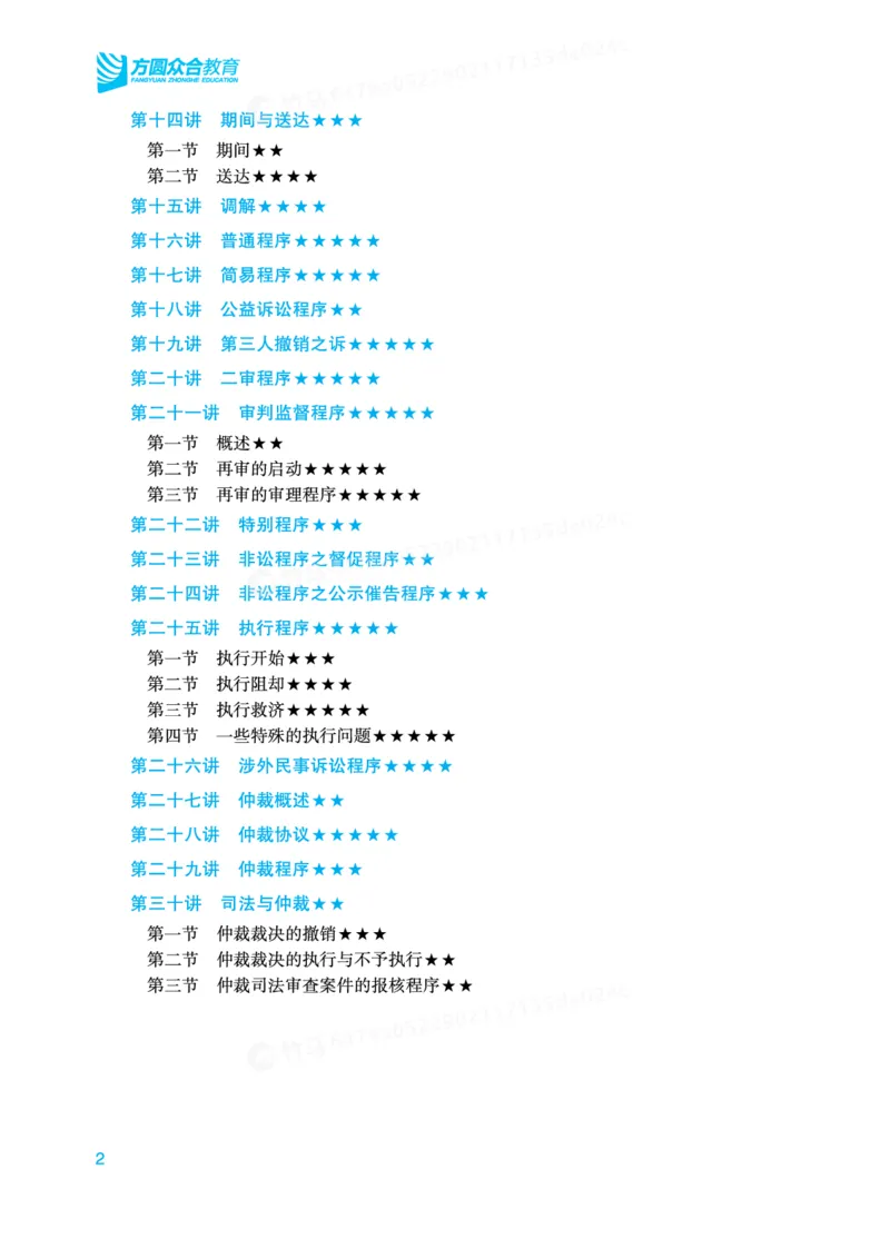 《民诉-重点章节和考查重点_2026法考客观_其他_法考客观题八科冲刺备考重点报告_0-底稿》第2页预览