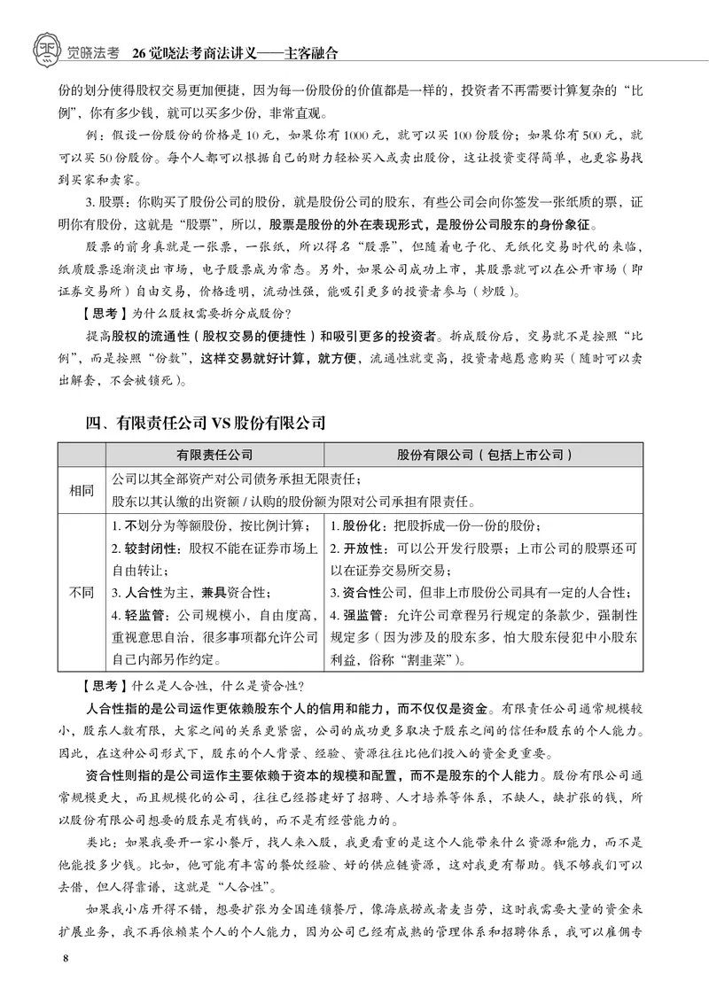 《黑白2026年商法内部讲义_2026法考客观_觉-X_2026JX法考主客一体内部课视频+讲义_26JX法考商法小乔主客一体视频+讲义_00讲义》第9页预览