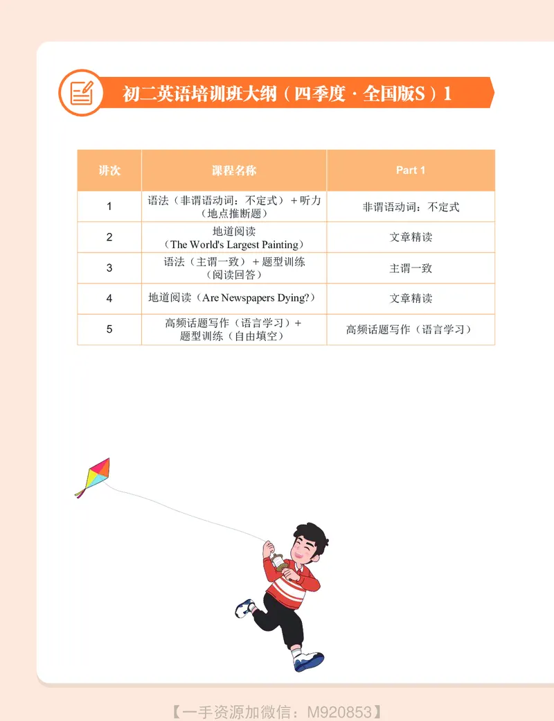 《wx_11220610482287-初二英语培训班学习用书-全国版S-讲义1-正文-1658824684493-0b7c1f3bd883_学而思初中2年级_2022秋初二_初二秋季英语全国版·S杜德红完结》第9页预览