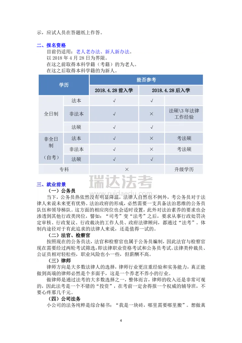 《瑞达法考2026年备考方法论-脱产_2026法考客观_瑞-D_2026RD法考备考方法论_rd法考2026年备考方法论-脱产》第4页预览