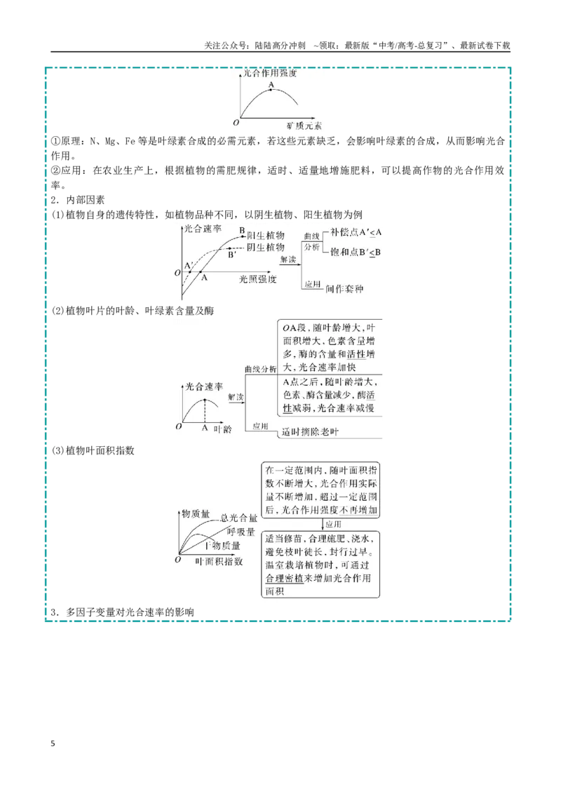 《大题01细胞代谢类（学生版）_06-生物-高考总复习_专项复习_2025年_2025年高考生物大题突破+限时集训（福建专用）》第5页预览
