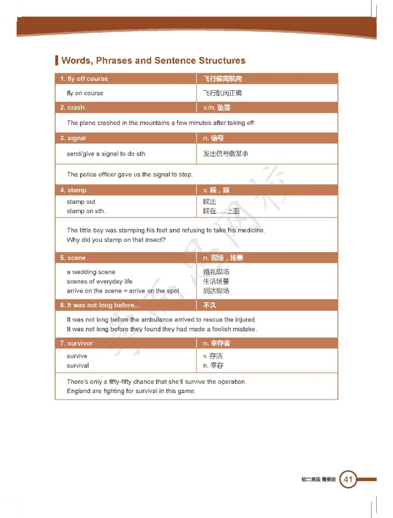 《2019暑初二菁英班-Lecture5知识清单-672c58dc7051_学而思刘飞飞新概念一二三册_刘飞飞新概念二_06.新概念二L69-79_知识清单》第1页预览