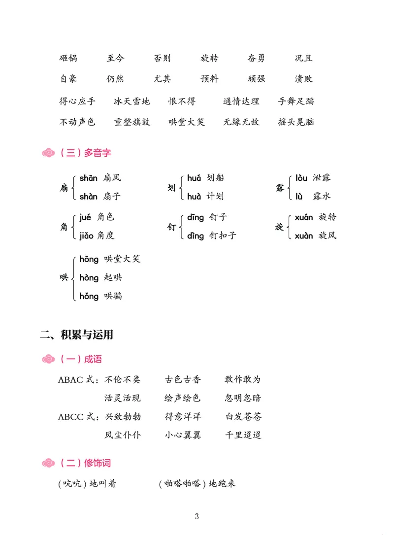 《第六单元知识盘点-45983ab1002d_小学学而思全套_四年级全套_四年级2020年暑-2021年的直播课_2020年秋季课程四年级_四年级大语文直播班（邱东山）_资料_部编版资料》第3页预览