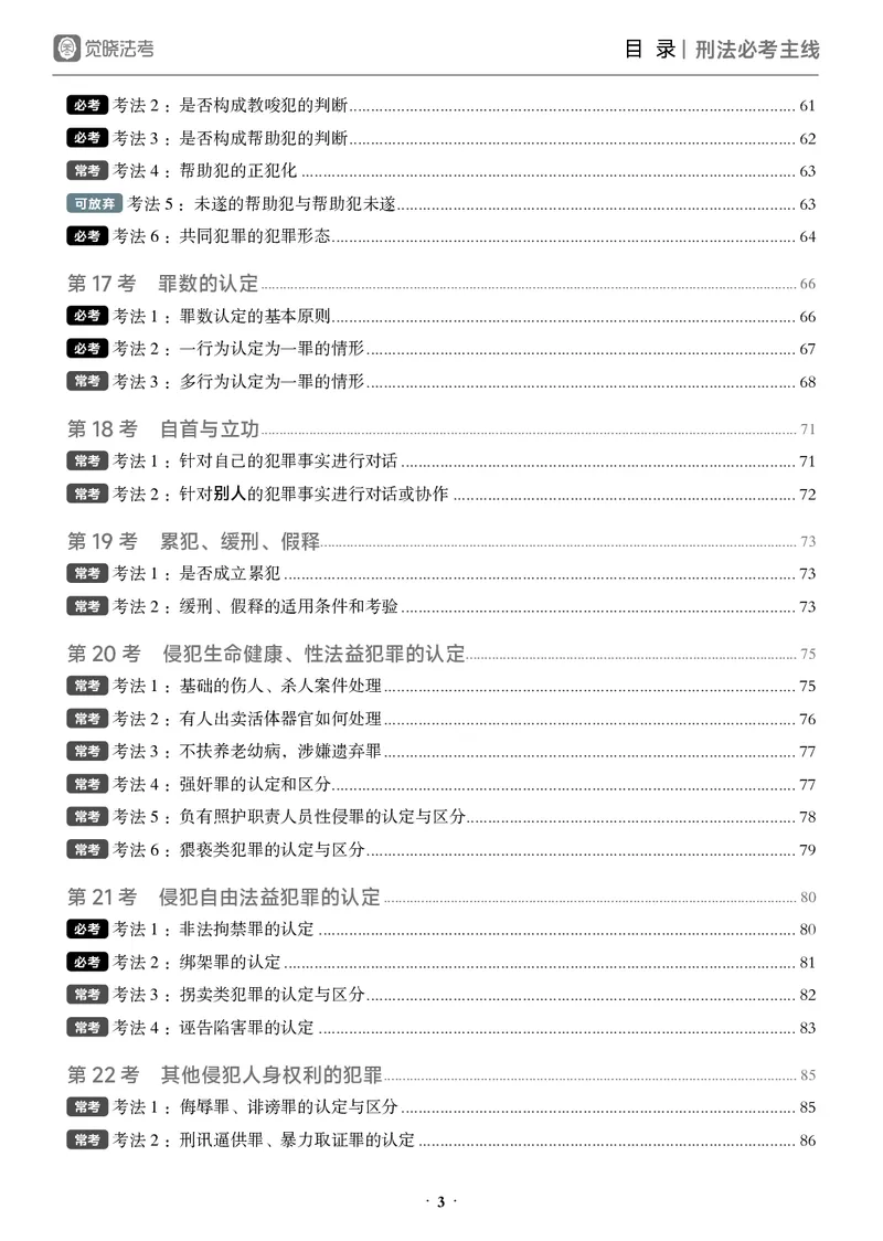 《黑白26年必考主线_2026法考客观_觉-X_0926JX客观考前冲刺-必考主线课程_05.2026年刑法必考主线(徐光华)》第7页预览