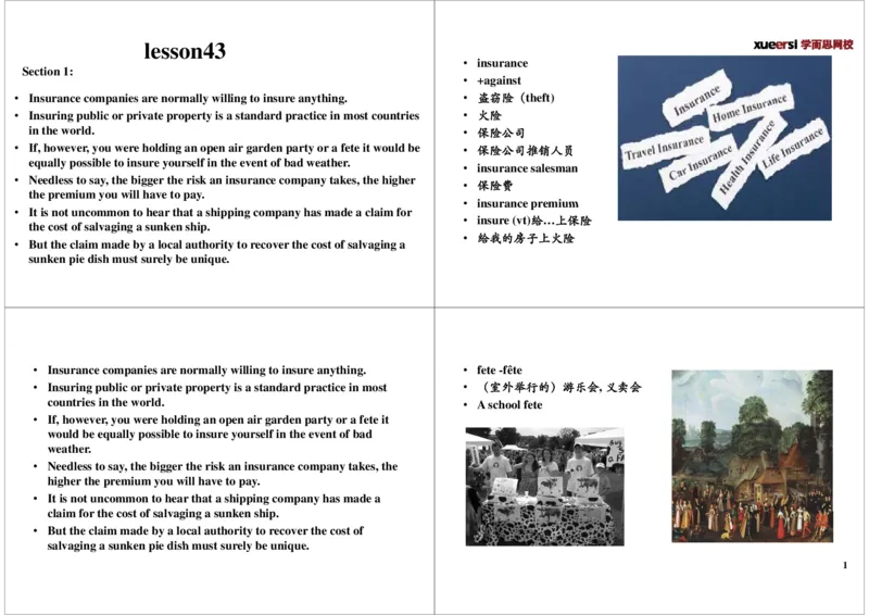 《lesson43(2012年12月20日上线)-76cda60fa4a9_学而思刘飞飞新概念一二三册_刘飞飞新概念三_新概念英语第三册L41-L60（主讲刘飞飞）_第3讲lesson43》第1页预览