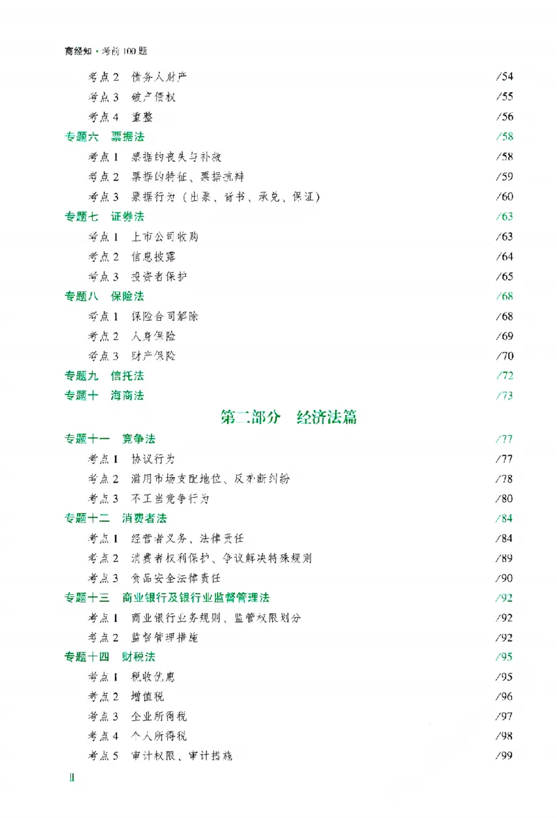 《考前100题-商经知_2026法考客观_众-H_26法考ZH考前100题》第7页预览