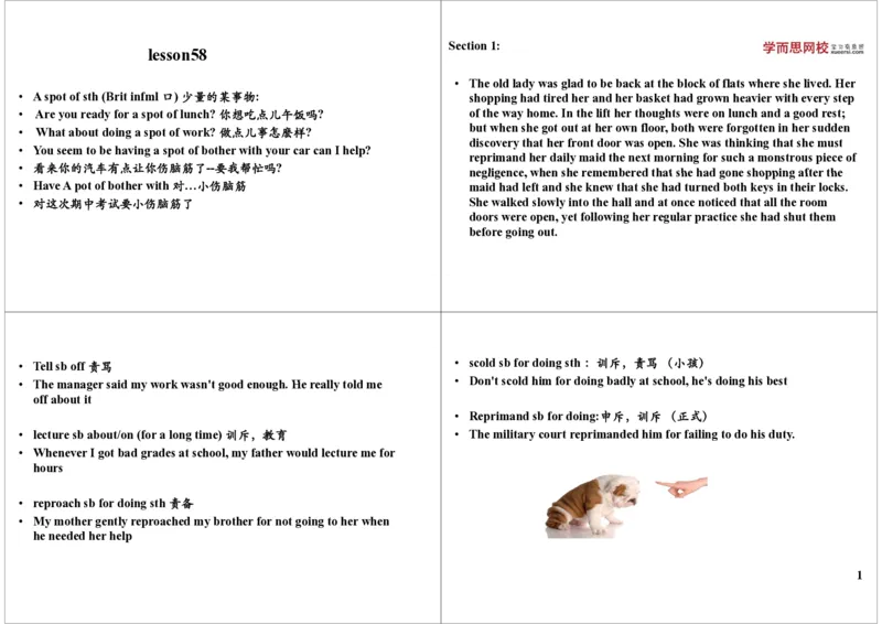 《lesson58(2013年4月18日上线)-169ad507d098_学而思刘飞飞新概念一二三册_刘飞飞新概念三_新概念英语第三册L41-L60（主讲刘飞飞）_第18讲lesson58》第1页预览