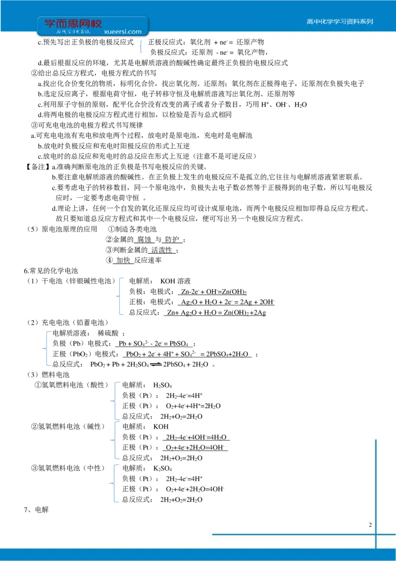《第八讲知识总结-f1777792d79f_学而思高三全套_2019年高三暑假直播_2019-暑高二升高三化学一轮复习直播凌云班（全国）10讲郑慎捷》第2页预览