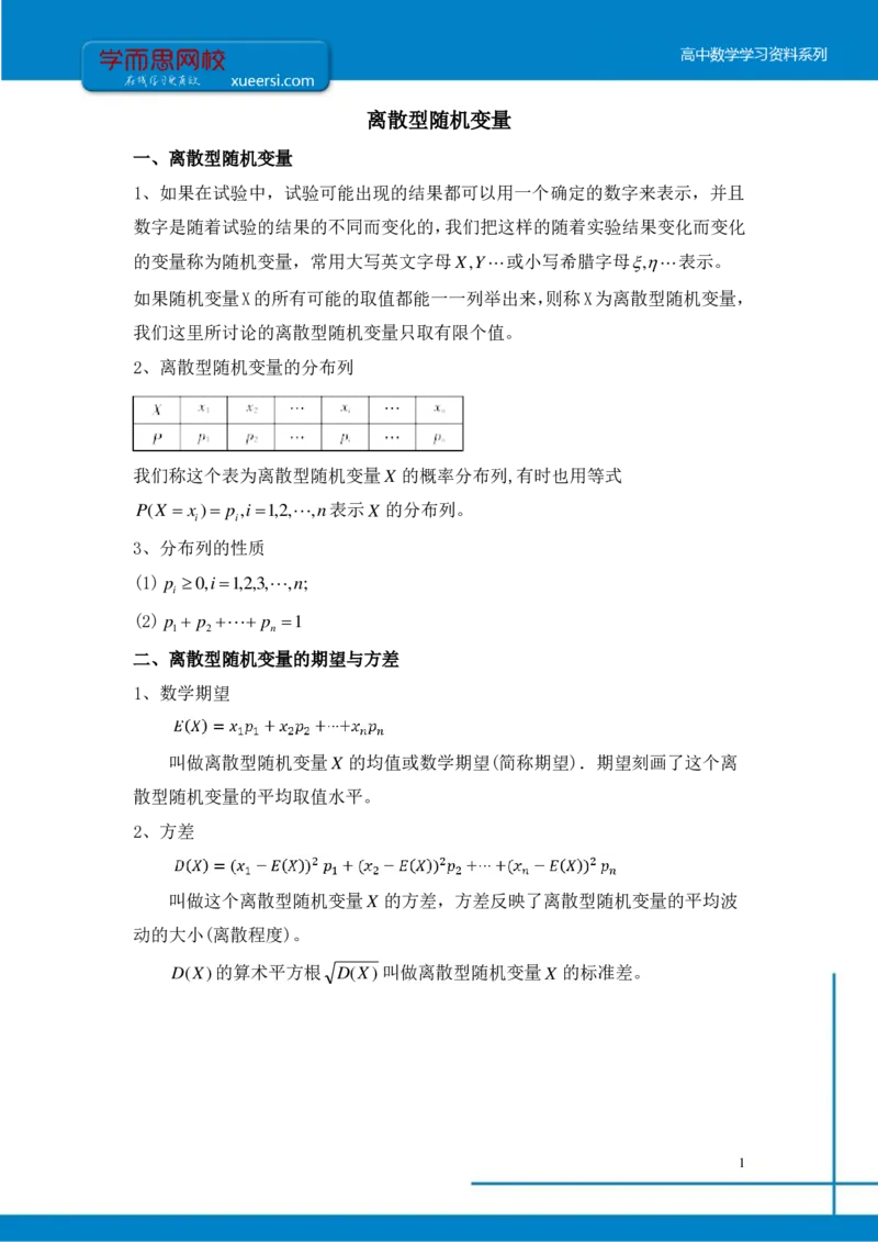 《课改高二数学清北班总结寒假第六讲-19388b1d3d6f_学而思高二全套_2020年寒假高二(1)_寒假目标清北班高二数学直播班（课改版）7讲王子悦完结_资料_总结》第1页预览