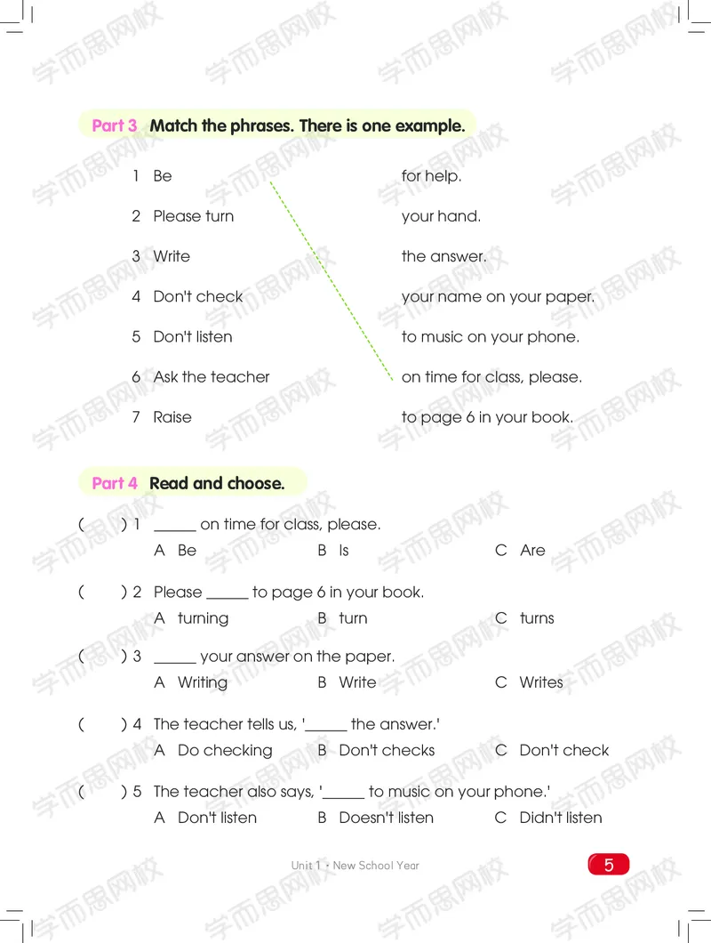 《寒剑桥英语系统课（KET入门班）练习册-6db9648c23ba_小学学而思全套_四年级全套_四年级2020年暑-2021年的直播课_2021年寒假课程四年级》第5页预览