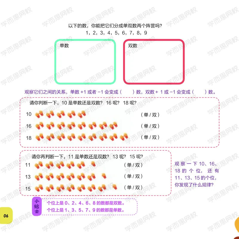 《讲义春一年级数学目标S班（全国版）_春一年级数学目标S班（全国版）-1a2b942b2c83_小学学而思全套_一年级全套_2020年春季一年级_2020年春季一年级数学目标S班（六年制）王金宝》第10页预览