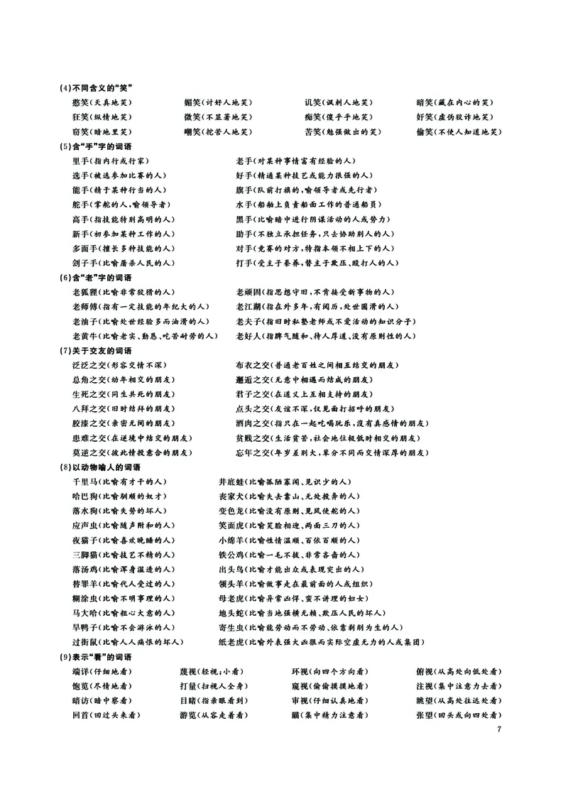《(小升初必备系列)语文重难要点汇总手册高清无水印版_6年级下册同步教辅_6下-语文_六下语文知识点总结》第8页预览