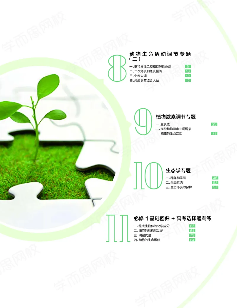 《讲义春下高三生物2轮复习（下）直播班（全国）-8e4971f9c9d3_学而思高三全套_2020春季高三_20春季目标清北班高三生物2轮复习（全国）14讲陆巍巍》第1页预览