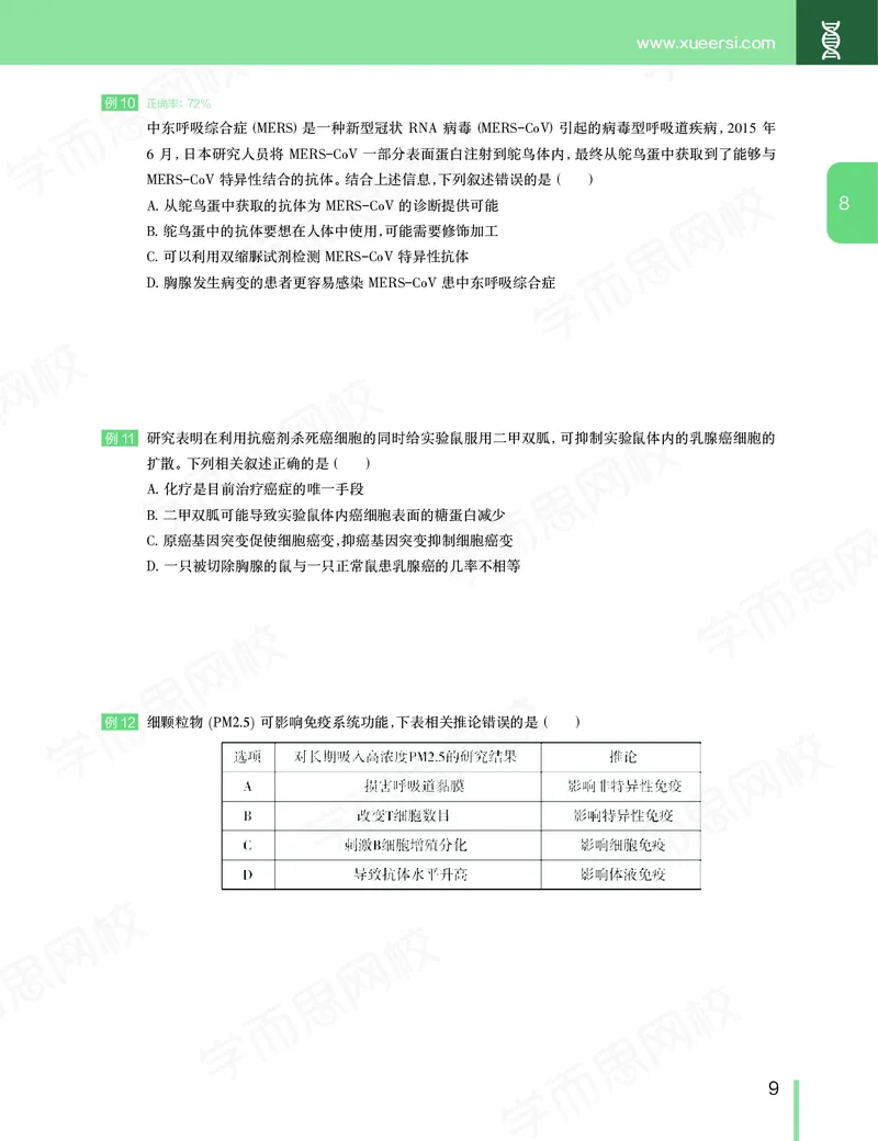 《讲义春下高三生物2轮复习（下）直播班（全国）-8e4971f9c9d3_学而思高三全套_2020春季高三_20春季目标清北班高三生物2轮复习（全国）14讲陆巍巍》第10页预览