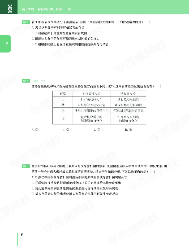 《讲义春下高三生物2轮复习（下）直播班（全国）-8e4971f9c9d3_学而思高三全套_2020春季高三_20春季目标清北班高三生物2轮复习（全国）14讲陆巍巍》第7页预览