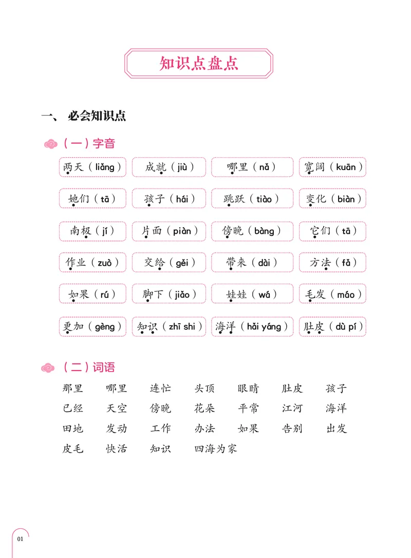 《单元盘点部编版二年级上册第1单元-73e0592e3c7d_小学学而思全套_二年级全套_二年级直播课程_2020年秋季课程二年级_2020年秋季课程二年级语文_部编版资料》第2页预览