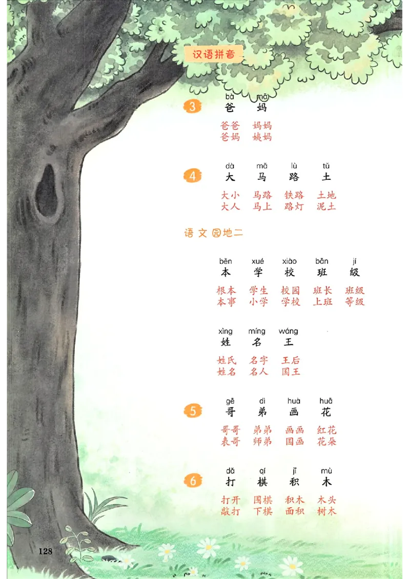 《1年级上册语文课后生字组词25秋_2025秋小学语数英热门学习资料合集》第2页预览