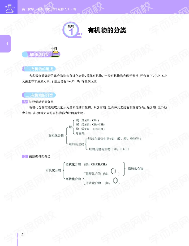 《寒假目标985班高二化学直播班（选修5）讲义-154501b5d4b2_学而思高二全套_2020年寒假高二(1)_2020寒假目标985班高二化学直播班（选修5）7讲贾世增完结》第5页预览