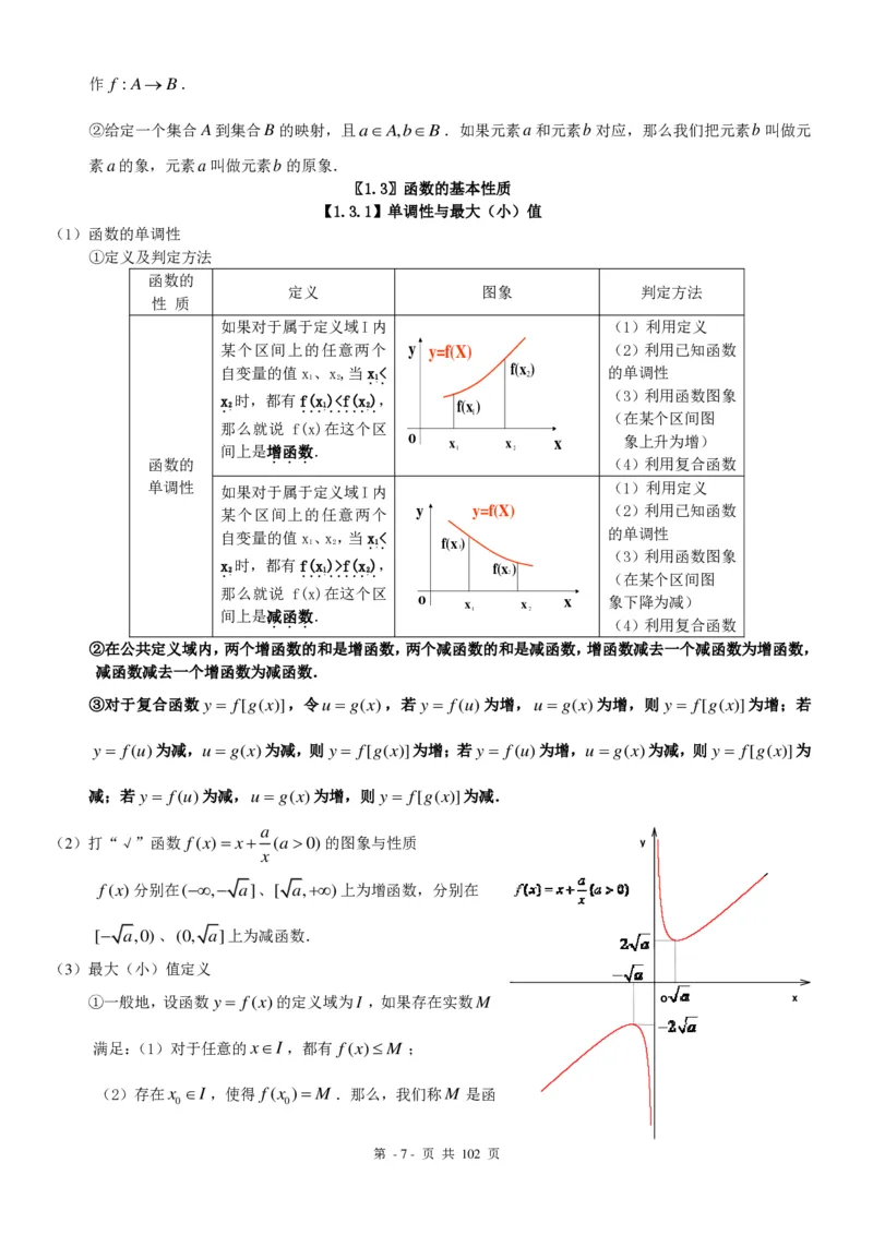 《高中数学知识点总结(最全版)-950147fb6fae_学而思高三全套_2019秋季高三直播_秋季目标清北班高三理科数学1(1).5轮复习直播班（全国）16讲王侃_资料》第7页预览