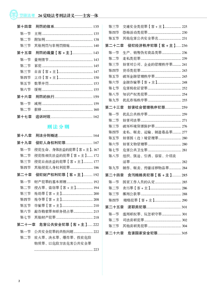 《彩色26年刑法内部讲义_2026法考客观_觉-X_2026JX法考主客一体内部课视频+讲义_26JX法考刑法蒋四金主客一体视频+讲义完结》第4页预览