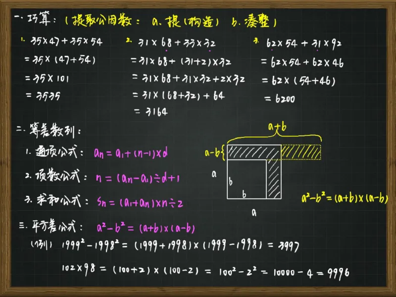 《笔记-96a71666baac_小学学而思全套_六年级全套_六年级2020年暑-2021年春直播课程_2021年寒假课程六年级_2021-寒六年级数学目标S班（六年制）6讲一鸣更新完_第1课计算问题总复习》第4页预览