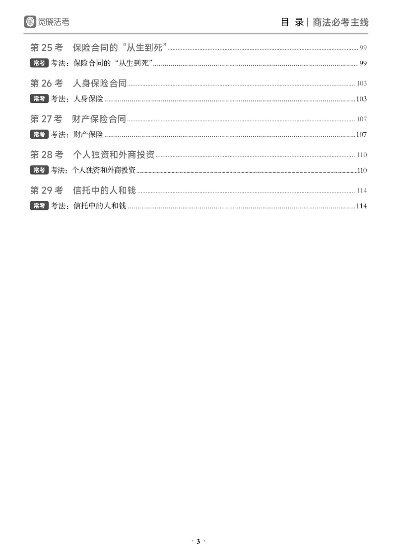 《黑白2026年商法必考主线_2026法考客观_觉-X_0926JX客观考前冲刺-必考主线课程_04.2026年商法必考主线（刘安琪）》第3页预览