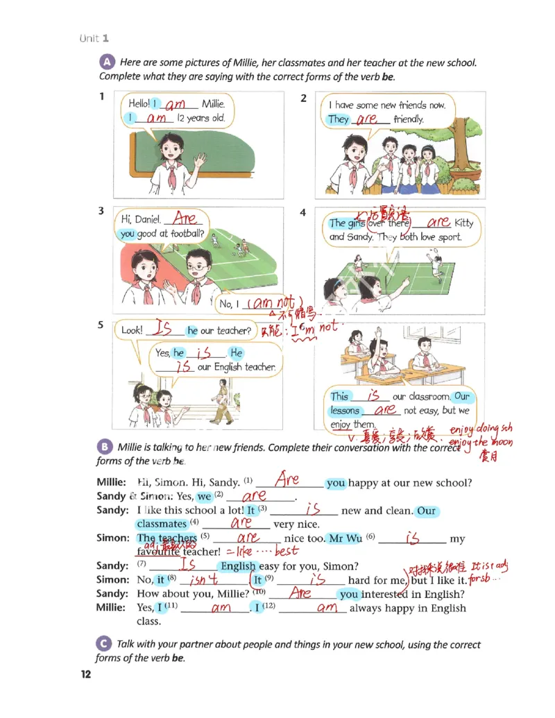 《2026版初中《课堂笔记》7年级上册（英语）（牛津译林版）_26秋小学初中各机构教辅大合集（一本、教材帮、阳光同学、王朝霞、实验班、小典中点、上分卷、白欧、课堂笔记等等）》第7页预览