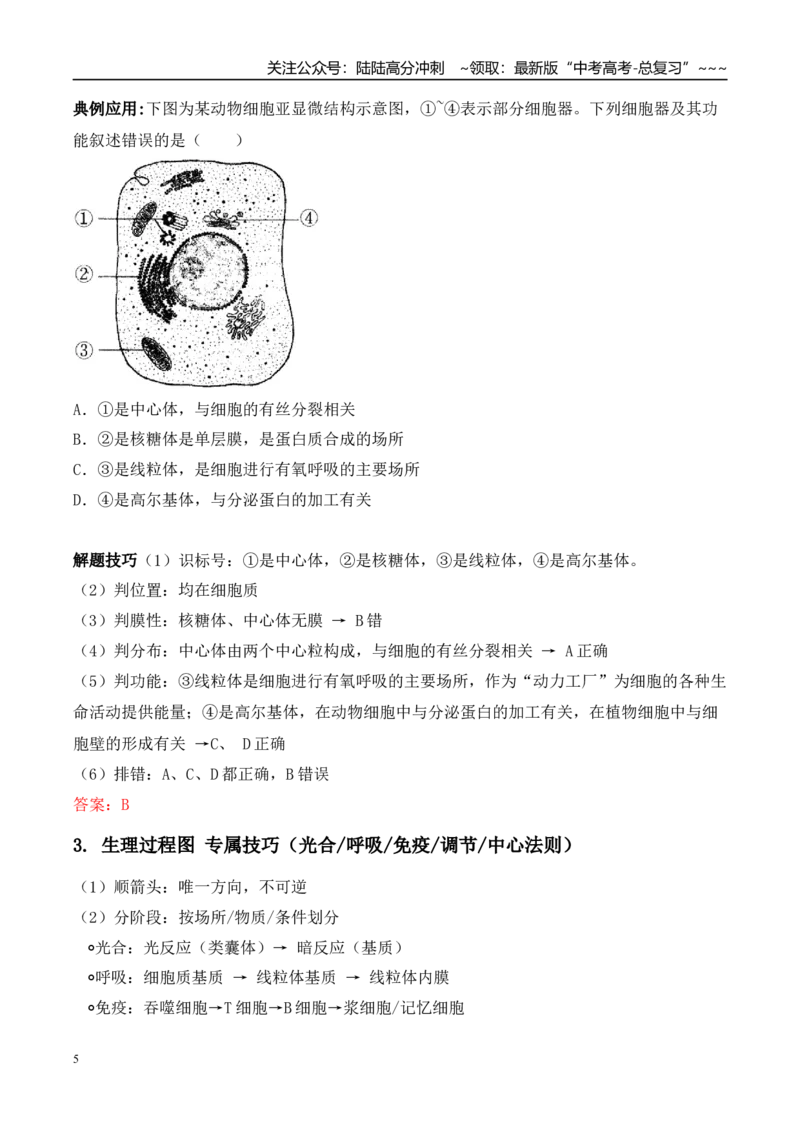 《技巧02高考生物图表信息类答题技巧（教师版）_06-生物-高考总复习_专项复习_2026年-生物高考专项复习_2026年高考生物终极冲刺讲练测（全国通用）-G459_2026版》第5页预览