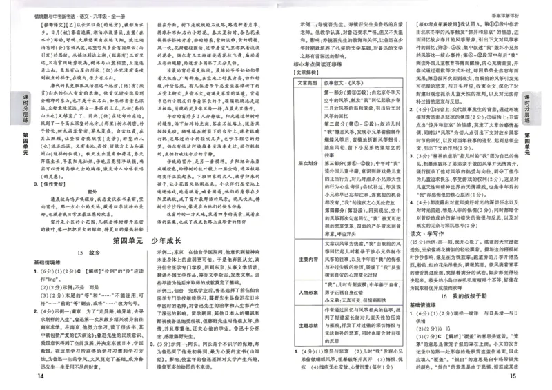 《2027《万唯中考•情境题与新考法》语文语9全详解详析_26秋小学初中各机构教辅大合集（一本、教材帮、阳光同学、王朝霞、实验班、小典中点、上分卷、白欧、课堂笔记等等）》第9页预览