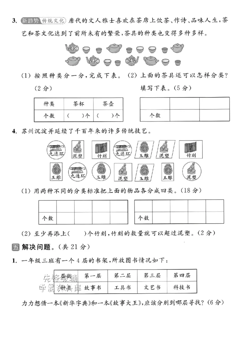 《2025苏教版一下数学第三单元拔尖测试卷-冰箱几种-SY_1年级下册同步教辅_1下-数学_一下数学-单元+期中+期末试卷_数学-苏教版资料_一下数学《苏教版》单元测试卷》第3页预览