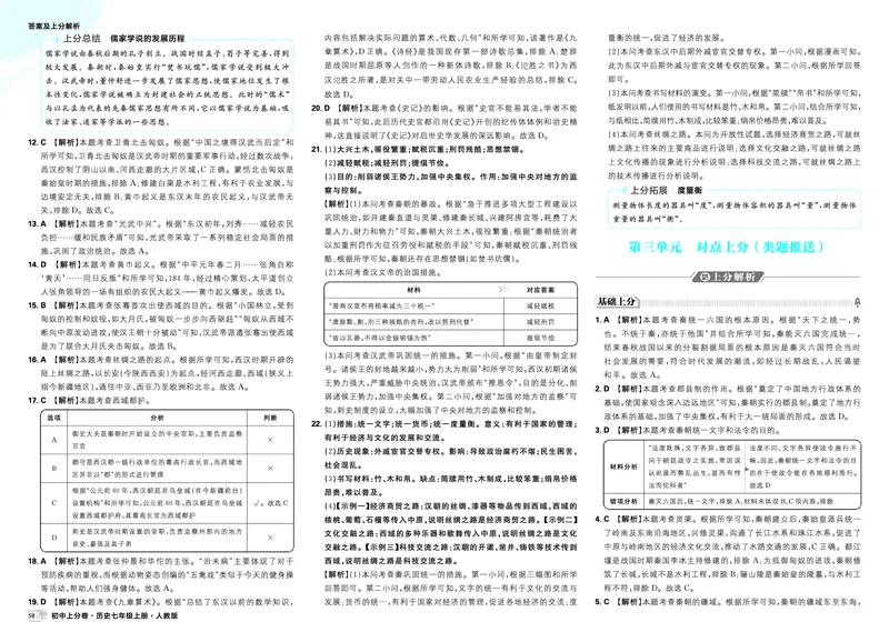 《期中复习专项知识填空~卷⑧_2027版初中《必刷题上分卷》7年级上册（历史）（人教版）_答案》第4页预览
