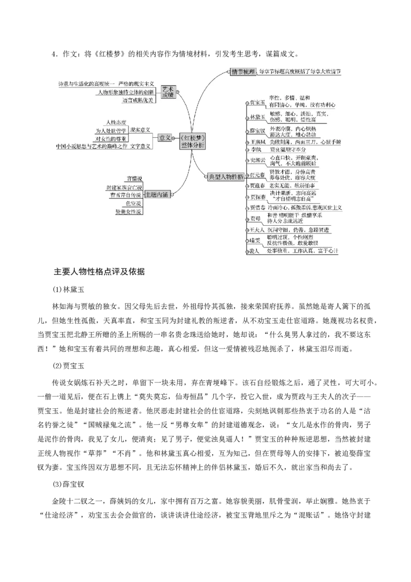 《抢分秘籍整本书阅读解题秘籍（知识清单）（原卷版）_三轮冲刺_2026年试卷教辅资源等多个文件_上好课2026版高中《终极冲刺抢分清单》（语文）（全国通用）》第10页预览