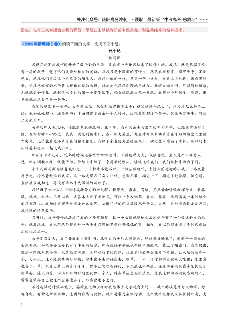 《核心考点07文学类文本小说之语言特色（讲义）（全国通用）（教师版）_一轮复习_2026年-语文一轮复习_2026年高考语文一轮复习考点精讲精练（新高考通用）-G58_2026版》第6页预览