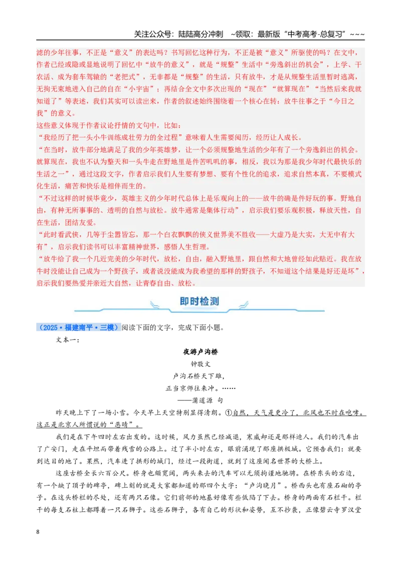 《核心考点07文学类文本小说之语言特色（讲义）（全国通用）（教师版）_一轮复习_2026年-语文一轮复习_2026年高考语文一轮复习考点精讲精练（新高考通用）-G58_2026版》第8页预览