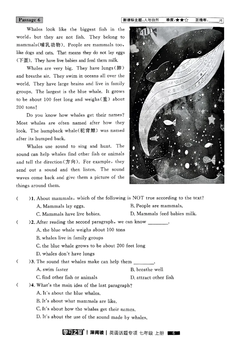 《七上深阅读题型专项_26秋小学初中各机构教辅大合集（一本、教材帮、阳光同学、王朝霞、实验班、小典中点、上分卷、白欧、课堂笔记等等）_26秋初中教辅资料_26秋《学习之星》系列》第9页预览