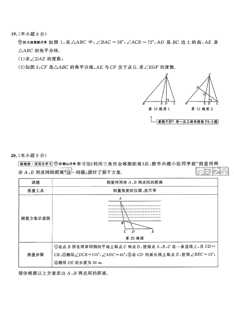 《真题卷A4_26秋小学初中各机构教辅大合集（一本、教材帮、阳光同学、王朝霞、实验班、小典中点、上分卷、白欧、课堂笔记等等）_26秋初中教辅资料_26秋《学习之星》系列_259》第10页预览
