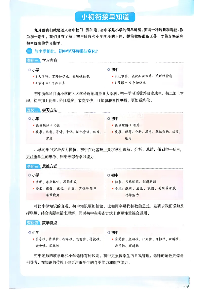 《2026秋《一本•预备新初一》数学_26秋小学初中各机构教辅大合集（一本、教材帮、阳光同学、王朝霞、实验班、小典中点、上分卷、白欧、课堂笔记等等）_26秋小学教辅资料_26秋一本小升初》第3页预览