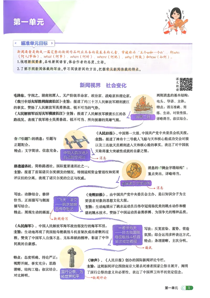 《2、吃透重难点_2027版初中《5年中考3年模拟》课时提分练8年级上册（语文）（人教）》第4页预览
