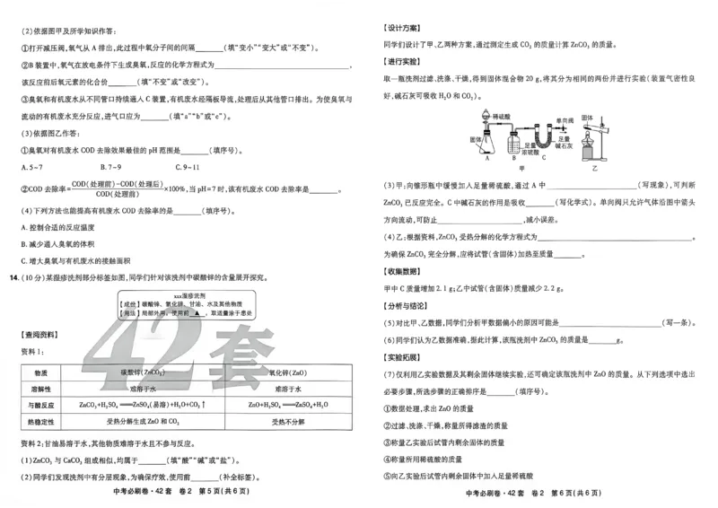 《化学42套主册A3_2027版初中《必刷题42套新卷》（化学）（辽宁专用）》第10页预览