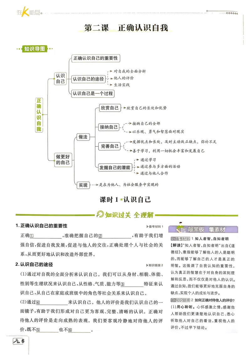 《2027《理想树•必刷题7上》道法狂K重点_2027版初中《必刷题》7年级上册（道法）》第9页预览