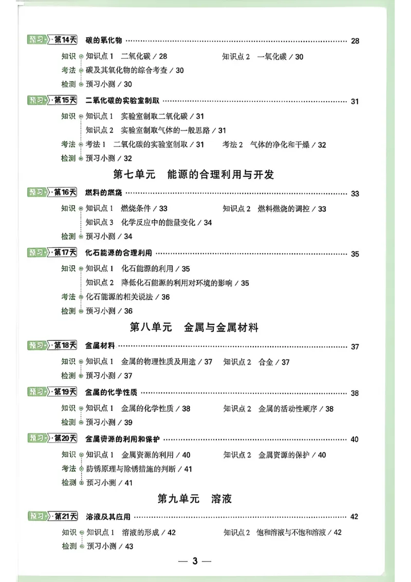 《2027中考预习新初三化学_26秋小学初中各机构教辅大合集（一本、教材帮、阳光同学、王朝霞、实验班、小典中点、上分卷、白欧、课堂笔记等等）_26秋初中教辅资料_26秋《万唯》系列》第4页预览