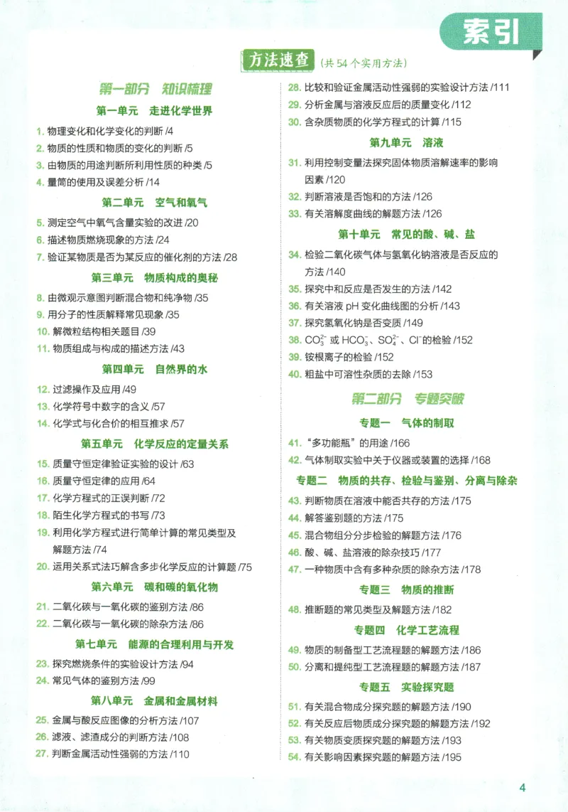 《2026版53初中知识清单-化学_2026版初中《53初中知识清单》初中9科全套（适配新教材）》第9页预览