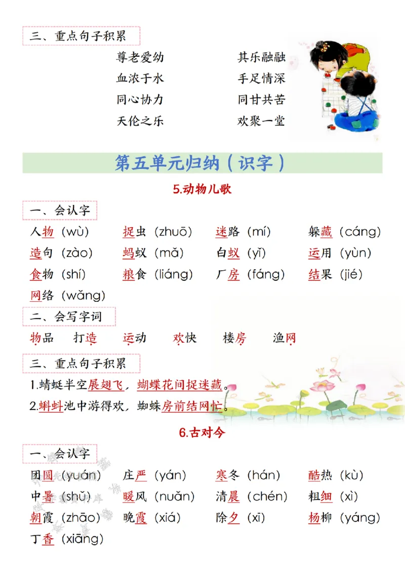 《2025新一年级语文寒假预习(2)-SY(1)_1年级下册同步教辅_1下-语文_一下语文-预习资料》第10页预览