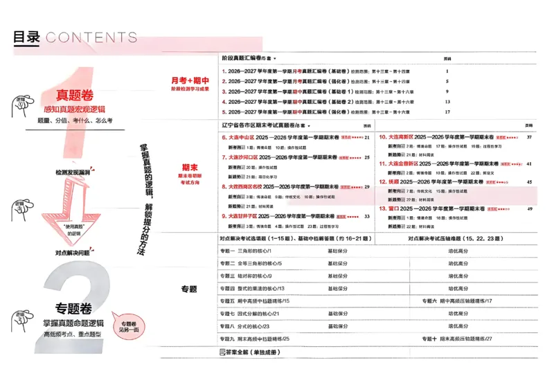 《真题卷A3_26秋小学初中各机构教辅大合集（一本、教材帮、阳光同学、王朝霞、实验班、小典中点、上分卷、白欧、课堂笔记等等）_26秋初中教辅资料_26秋《学习之星》系列_254》第3页预览