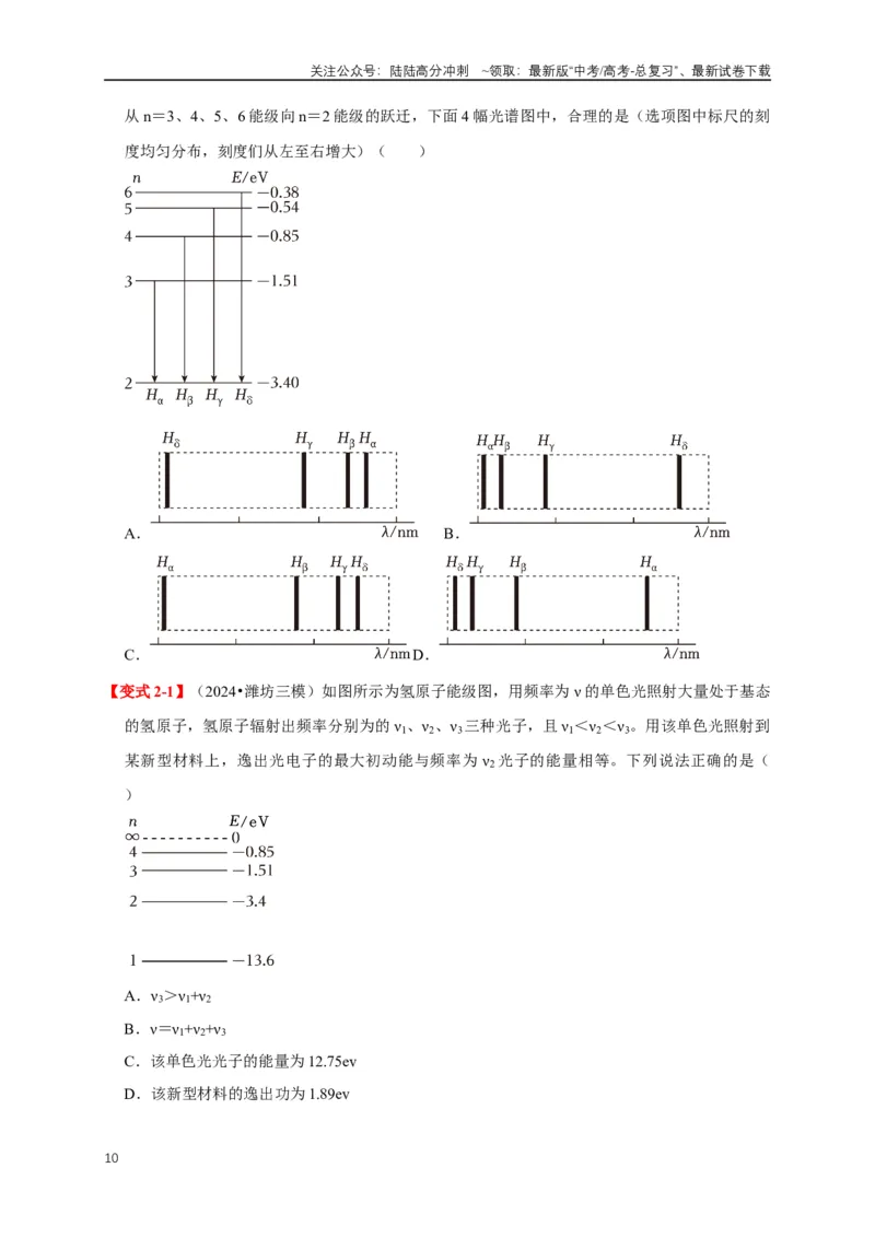 《易错点16对光电效应、核能认识不清（5陷阱点4考点4题型）（学生版）_04-物理-高考总复习_专项复习_2025年_2025年高考物理易错题汇总重难点题型举一反三专项训练_资料》第10页预览