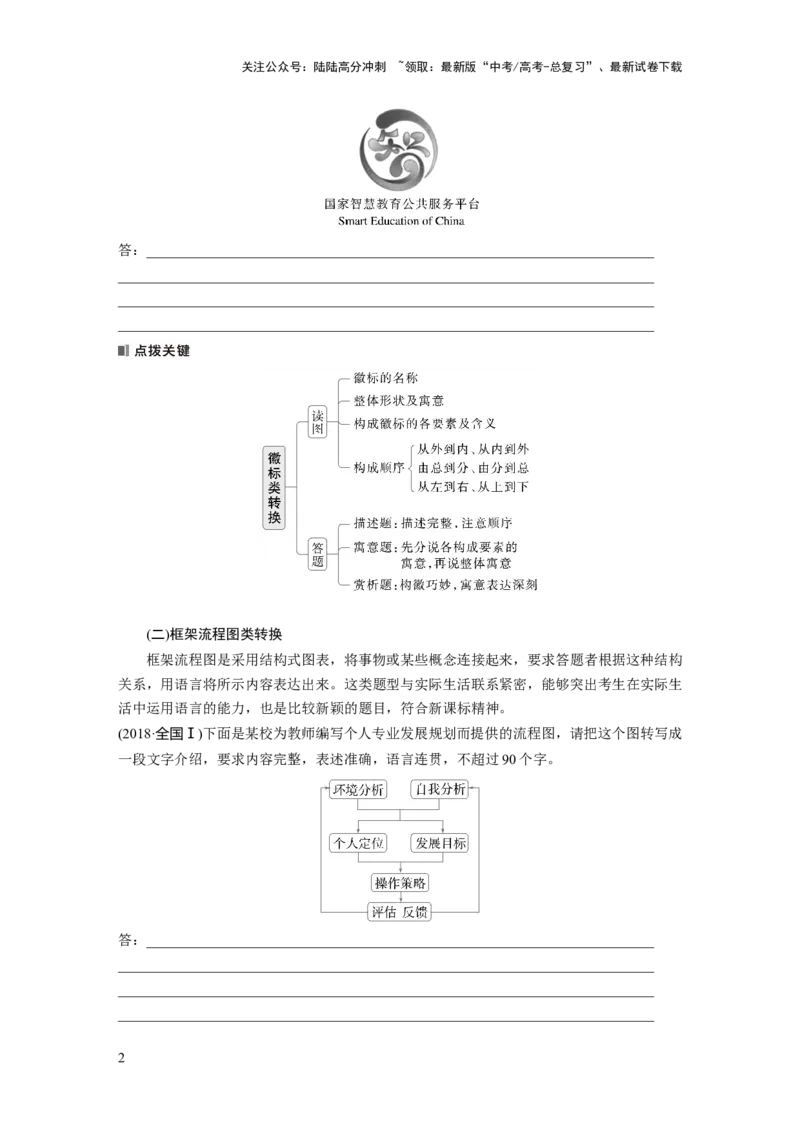 《板块八　学案80　图文转换——精准读图，转准信息_一轮复习_2025年_2025年大一轮复习讲义人教版语文_资料_1-资料_大一轮复习讲义学生专用_全书_大一轮复习讲义_板块八　语言文字运用》第2页预览