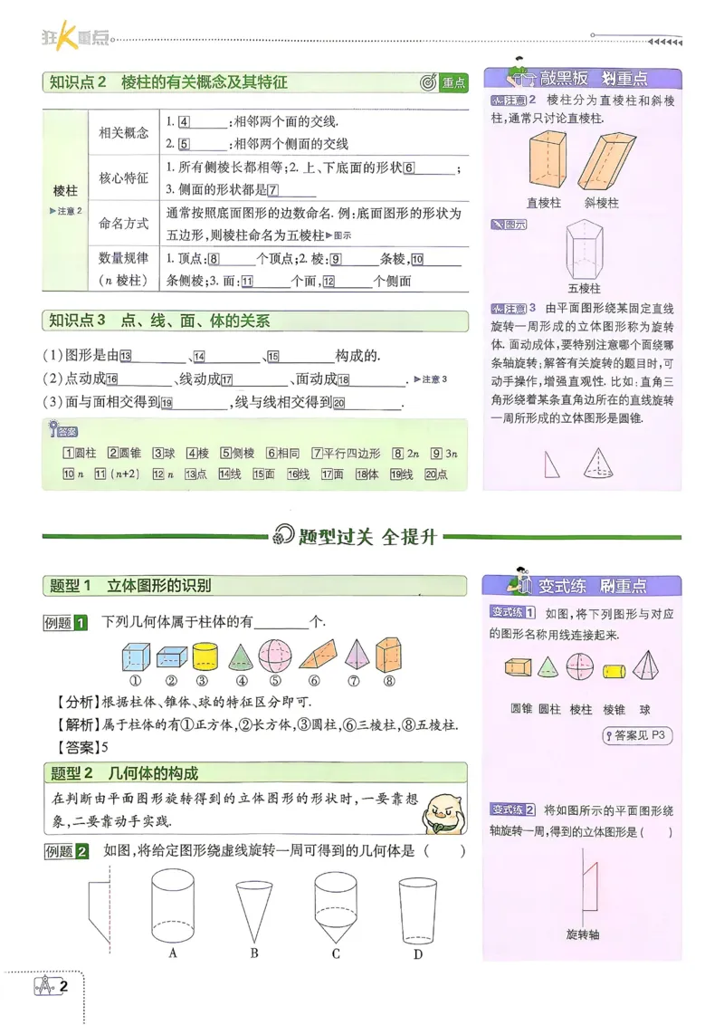 《2027《理想树•必刷题7上》数学(BS)狂K重点_2027版初中《必刷题》7年级上册（数学）（北师版）》第5页预览