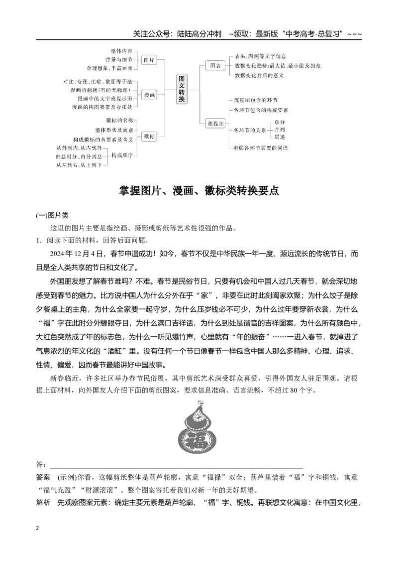 《抢分秘籍语用新题型解题秘籍（图文、交际和多角度赏析）（知识清单）（学生版）_专项复习_2026年-语文专项复习_2026年高考语文抢分秘籍（新高考专用）-G221_2026版》第2页预览